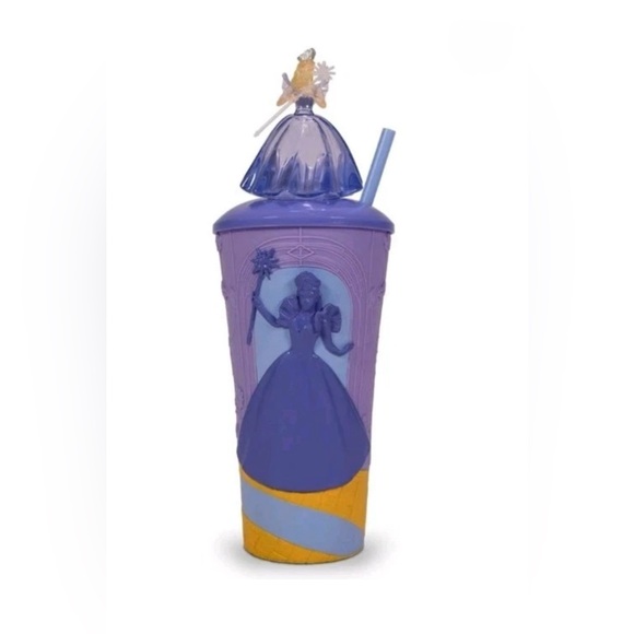 Wicked‎ For Good Glinda Cup With Topper and Straw AMC Purple NEW *SHIPS FAST*